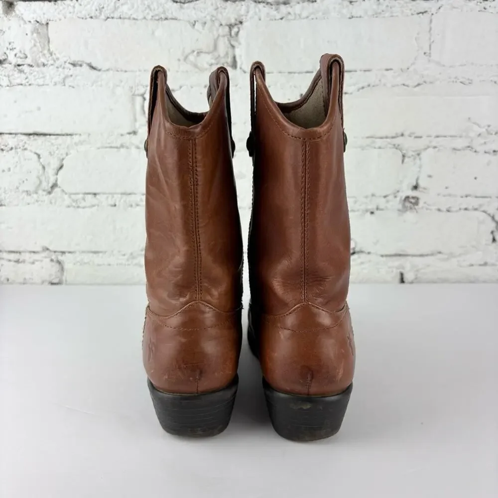 Frye Mellisa Button Western Youth Boots